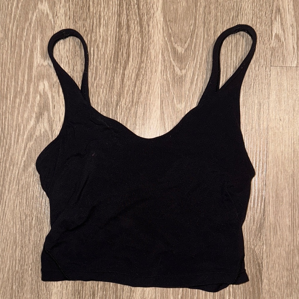 lululemon athletica Black Tank Top